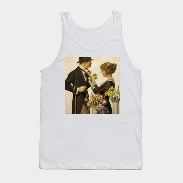 The Florist, 1920 Joseph Christian Leyendecker Tank Top by immortalpeaches